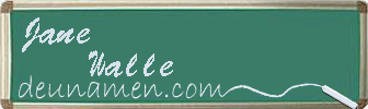 Jane Walle Visitenkarte